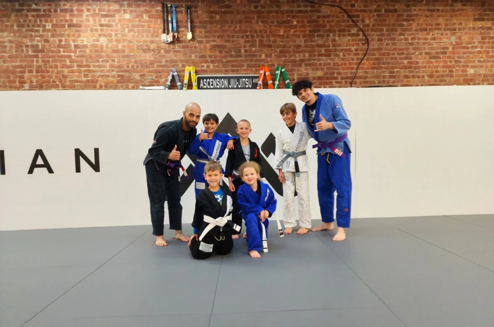 Kids learning patience through martial arts